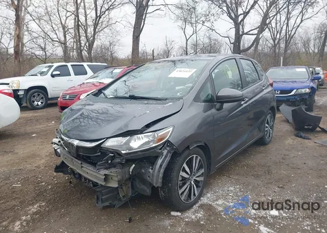 2019 Honda Fit Ex из США, поврежденный, VIN 3HGGK5H89KM720172